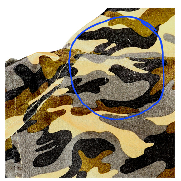 TOV sz 38 Holy G Satin Camo Shirt Jacket Women‎ Diagonal Zip Front Army Green - Picture 8 of 15